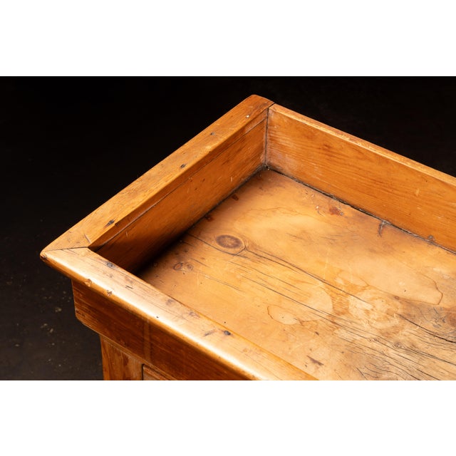 Late 19th Century Late 19th Century Early American Pine Dry Sink Cabinet For Sale - Image 5 of 7