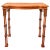 George III Style Burl Walnut and Mahogany China Table Attributed to Gillow For Sale - Image 11 of 11