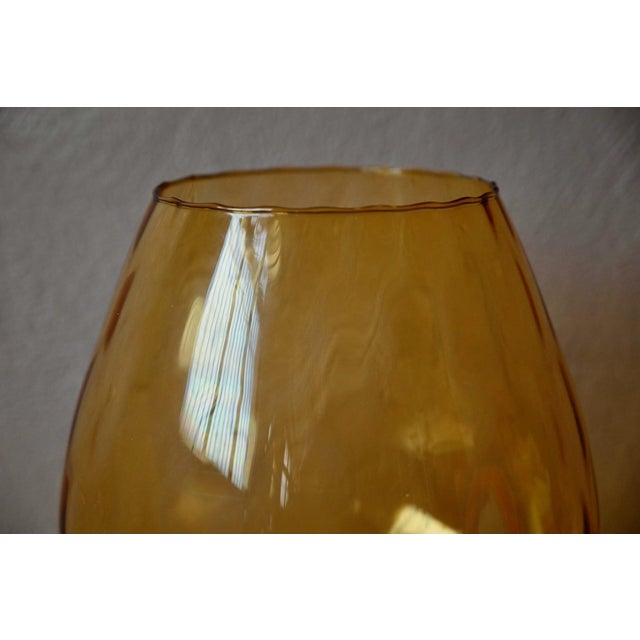 Italian Glass Coupe from Empoli, 1960s For Sale - Image 4 of 5