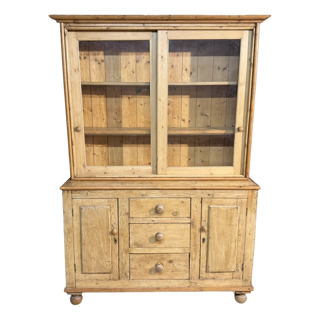 Pine Kitchen Dresser, 1890 For Sale