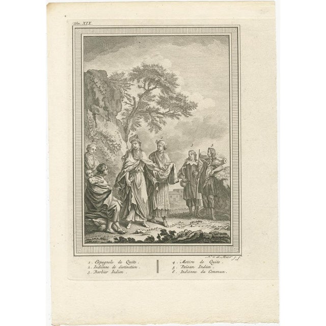 Peruvians and Ecuadorians, 1756, Paper, Set of 2 For Sale - Image 3 of 7