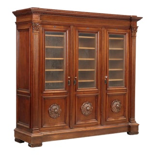 Neo-Renaissance Style Bookcase, Italy, Early 20th Century For Sale
