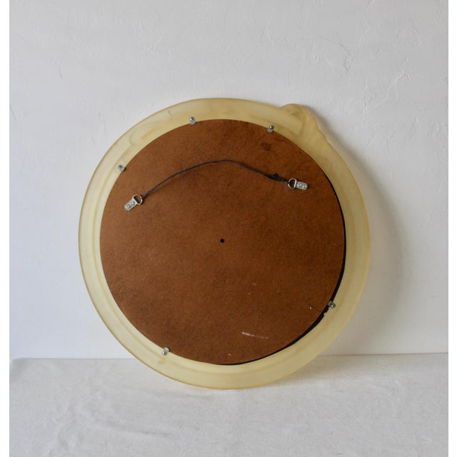 1980s Art Nouveau Revival Mirage Lucite Mirror For Sale - Image 11 of 11