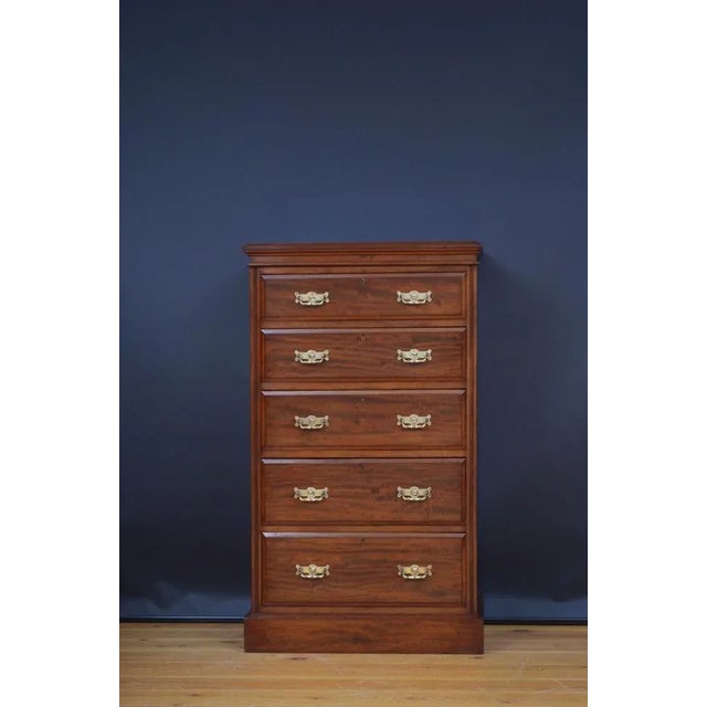 Mahogany Chest of Drawers from Maple & Co. For Sale - Image 13 of 13