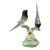 Vintage Italian Glass Lovebirds After Murano For Sale