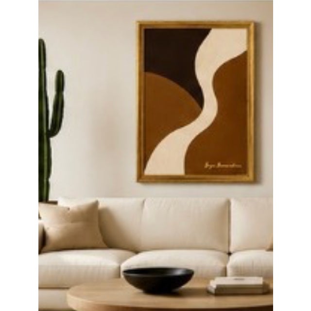 Contemporary Silk Current Modern Painting Framed by Bryan Boomershine For Sale - Image 3 of 10