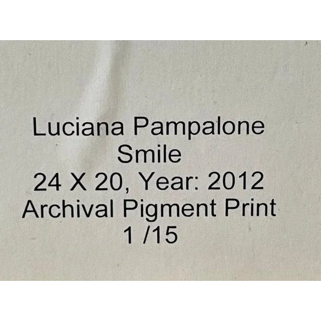Portrait of a Man and Woman Photography Print Titled "Smile", Limited Edition For Sale - Image 9 of 10