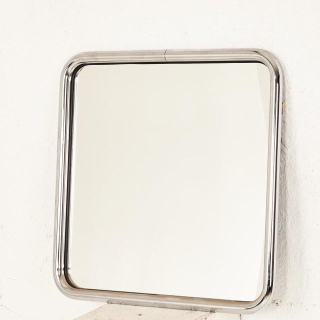 Tubular Steel Mirror, 1940s For Sale - Image 4 of 4
