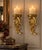 Pair of Ornate Gilt Acanthus Leaf Wall Sconces / Candle Shelves For Sale - Image 9 of 12