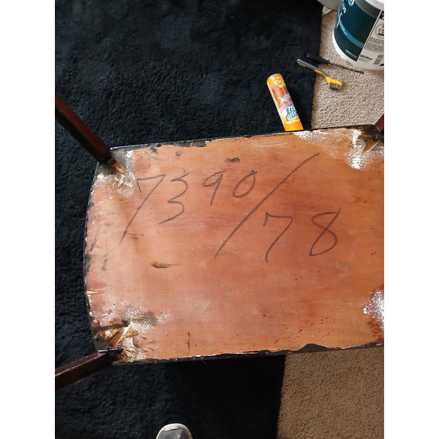 1960s Mahogany Mid-Century Modern End Table by Mersman. For Sale - Image 9 of 9