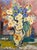David Burliuk - Vibrant Floral Still Life in Vase– 1950s Oil Painting For Sale - Image 4 of 13