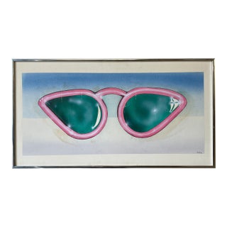Vintage Pop Art Sunglasses Print – Framed For Sale