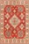 Southwestern Kazak Burnt Orange/Red Wool Rug - 8'0''x9'8'' For Sale - Image 10 of 10