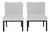 Edward Wormley for Dunbar Slipper Chairs - a Pair For Sale