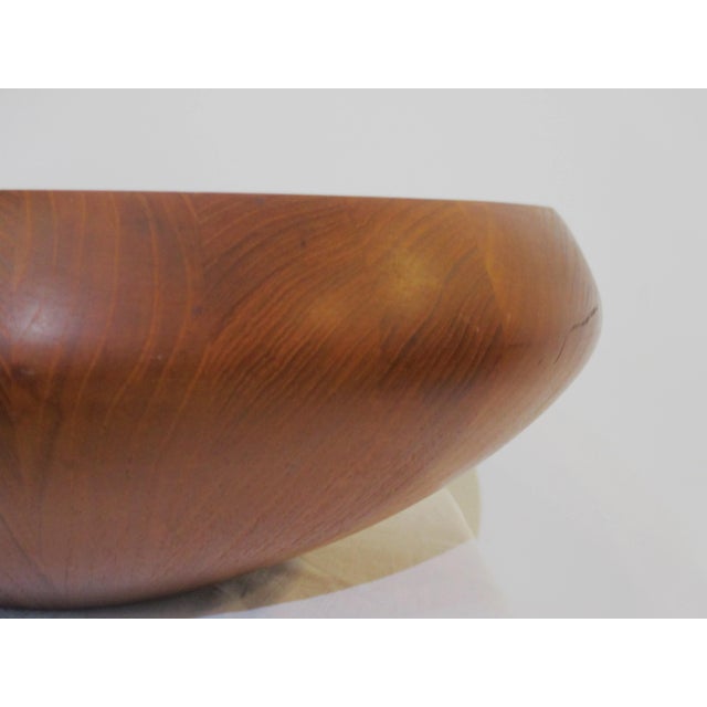 Dansk Dansk Large Staved Teak Bowl by Jens Quistgaard Denmark For Sale - Image 4 of 10