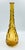 Vintage Italian Empoli Amber Glass Decanter Genie Bottle Bud Vase No Stopper For Sale - Image 4 of 8