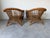 Vintage Boho Coastal Organic Rattan Lounge Chairs – A Pair For Sale - Image 10 of 12