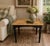 Wood Vintage Scandinavian Folk Art Floral Painted Wood Side Table For Sale - Image 7 of 7