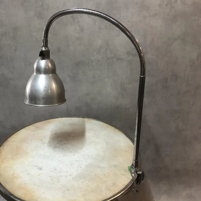 Chrome Architects Table Lamp, 1950s, in Very Good conditions. Designed 1950 to 1959 European Plug (up to 250V).The wiring...