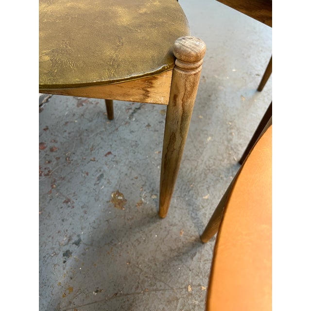 Wood Mid-Century Reversible Stacking Table Stools Attributed to Lu Van Circa 1960s For Sale - Image 7 of 7