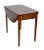 1950s Ladies Mahogany Metamorphic Leather Top Writing Desk, Drop Leaf Table For Sale - Image 12 of 13