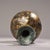 Metal Vintage Archaistic Bronze Bottle Vase | Gold Inlay Motif For Sale - Image 7 of 8