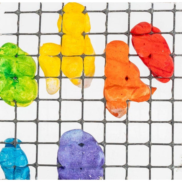 Elfi Schuselka (Austrian, b. 1940), Abstract Composition, Mixed Media on Board, wire, plaster, and paint, signed verso....