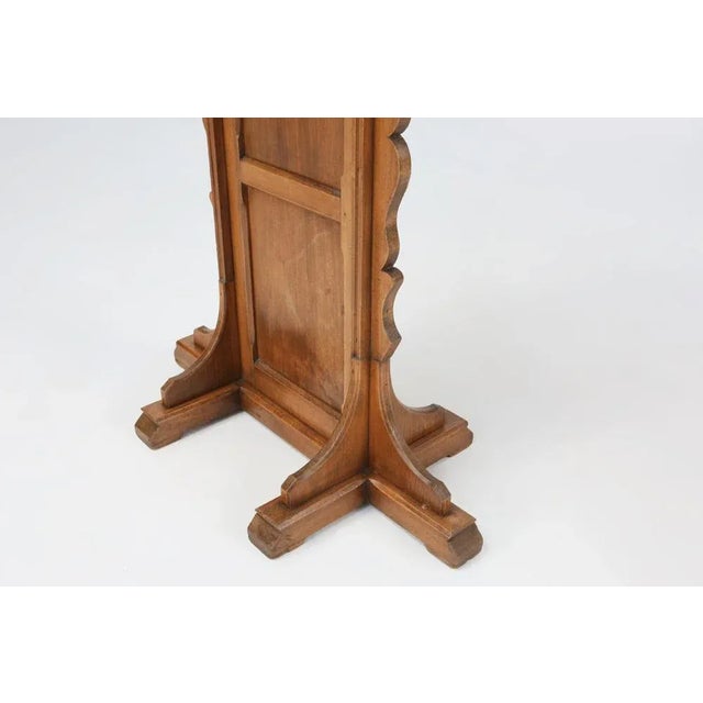 French Wooden Church Console, 1900s For Sale - Image 6 of 11