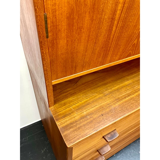 Brown Modular Ry16 Chest of Drawers with Shelf Cabinet by Hans J. Wegner, 1950s For Sale - Image 8 of 18