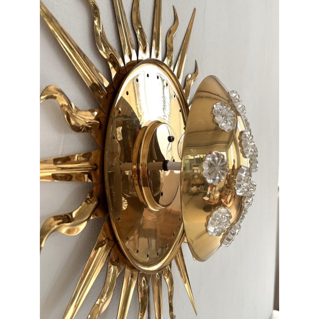 Mid-Century Modern Flush Mount in Brass from Vereinigte Werkstätten, 1970s For Sale - Image 9 of 14