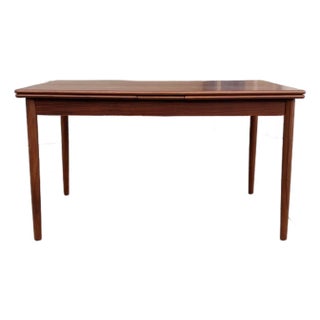 1960s Danish Modern Teak Extendable Dining Table by Am Mobler (Refinished) For Sale