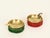 Mid-Century Italian Brass and Red Suede Ashtray, 1950s For Sale - Image 10 of 11