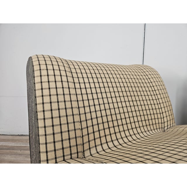Textile Modular Sofa in Checked Fabric, 1970, Set of 4 For Sale - Image 7 of 18