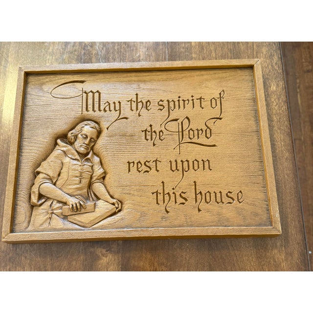 1970s 1970s May the Spirit of the Lord Rest Upon This House Picture For Sale - Image 5 of 7
