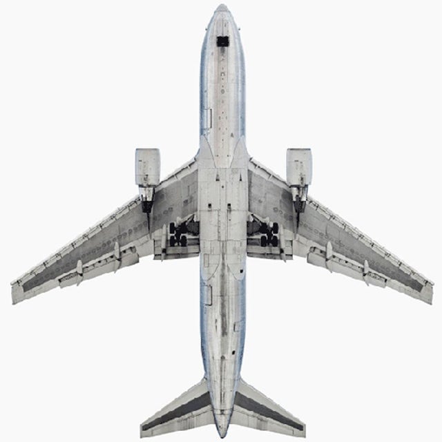 American Jeffrey Milstein American Airlines Boeing 767-200 Official Exhibition Poster For Sale - Image 3 of 3