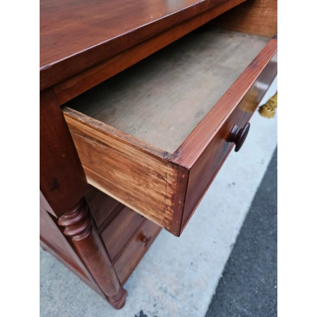 Wood Antique 19th Century American Chest of Drawers For Sale - Image 7 of 8