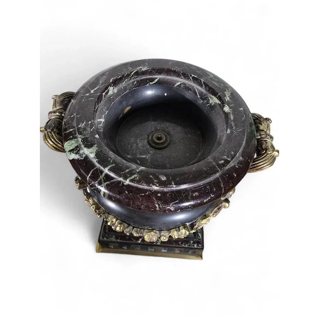 Black Century Marble and Gilt Bronze Decorative Cup, 1860 For Sale - Image 8 of 13