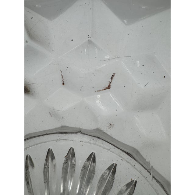 Mid 20th Century Vintage Fostoria American Clear 2056 14" Punch Bowl For Sale - Image 5 of 6