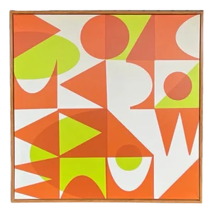 Bossa Nova Giclee Print on Canvas by Cesar Platero, Framed