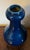 19th Century Antique 18th / 19th Century Chinese Monochrome Cobalt Blue Garlic Mouth Vase With Jiajing Mark For Sale - Image 5 of 12