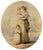 An original 18th-century watercolour painting – Attrib. Henry William Bunbury, Lady Rushout & Children.One of a pair that...