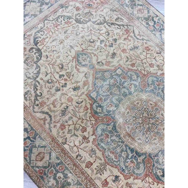 Textile Hand Knotted Vintage Turkish Rug, 49" X 82" For Sale - Image 7 of 12