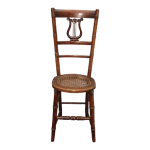 Antique Barstool Cane Childs High Chair ~ French Farm House Chic