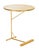 Sionne Round C Table in Yellow / Gold For Sale In Philadelphia - Image 6 of 8