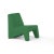Contemporary Cubic Green Chair by Moca For Sale - Image 3 of 3