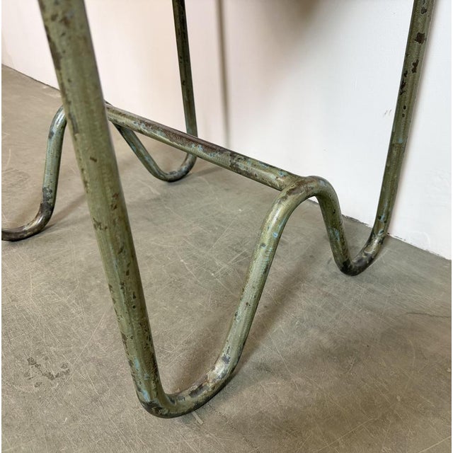 Vintage Grey Industrial Worktable, 1960s For Sale - Image 9 of 18