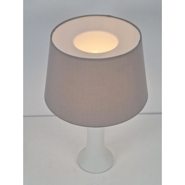 Glass Vintage Glass Table Lamp by U. & O. Kristiansson for Luxus Vittsjö, Sweden, 1969 For Sale - Image 7 of 10