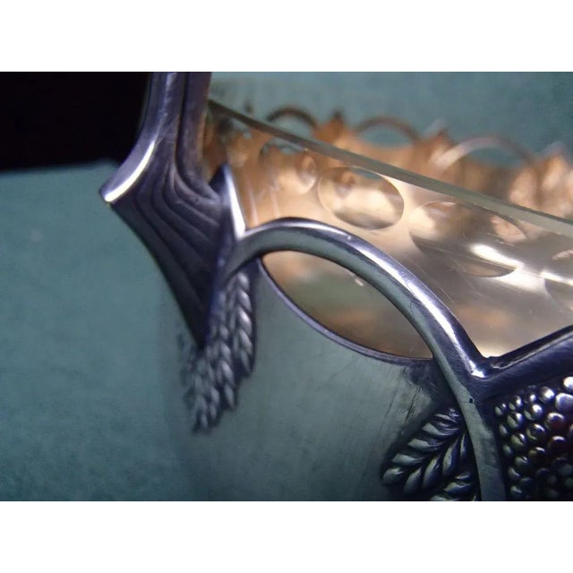 Antique Art Nouveau Silver-Plated Bowl with Handle from WMF For Sale - Image 4 of 17