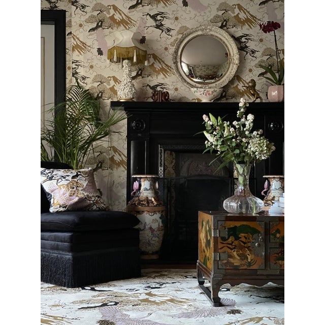 Wendy Morrison Eternal Toile Wallpaper | Chairish