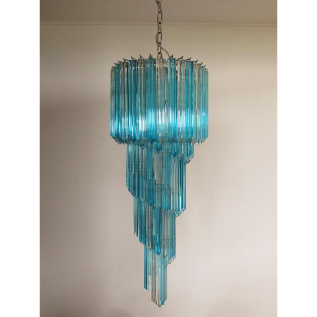 Murano Prism Chandelier, 1990s For Sale - Image 3 of 18